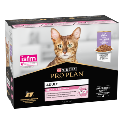 PRO PLAN - Chat, Adult - Délicate Digestion - Dinde en sauce