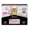 Purina PRO PLAN - Chat, Adult - Délicate Digestion - Dinde en sauce Faunelia