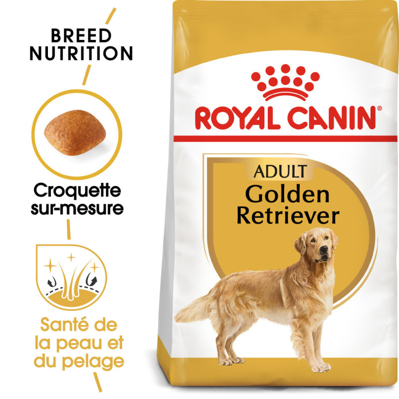 Royal canin Croquettes pour Chien - Golden Retriever - Adult Faunelia