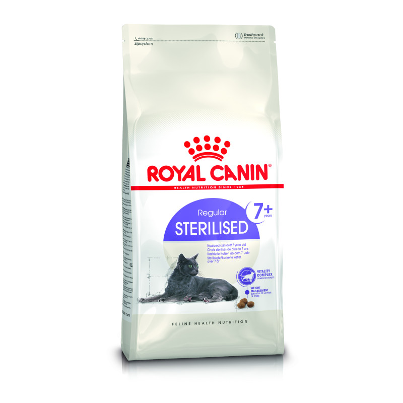 Royal canin Croquettes pour Chat, Adulte+7, Stérilisé Faunelia