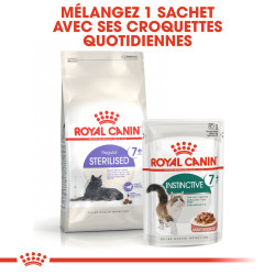 Royal canin Croquettes pour Chat, Adulte+7, Stérilisé Faunelia