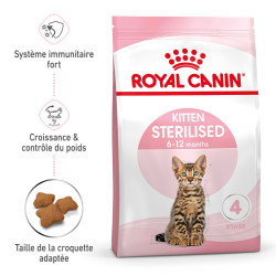 Royal canin Croquettes pour Chaton - Stage 4 - Stérilisé Faunelia