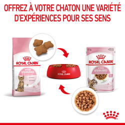 Royal canin Bouchées en sauce - Chaton, Stérilisé Faunelia