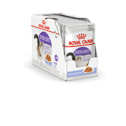 Royal canin Bouchées en gelée - Chat, Stérilisé Faunelia