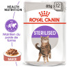 Royal canin Bouchées en sauce - Chat, Stérilisé Faunelia