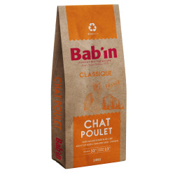 BAB'IN Bab'in Classique - Croquettes - Chat, Adulte - Saumon Faunelia