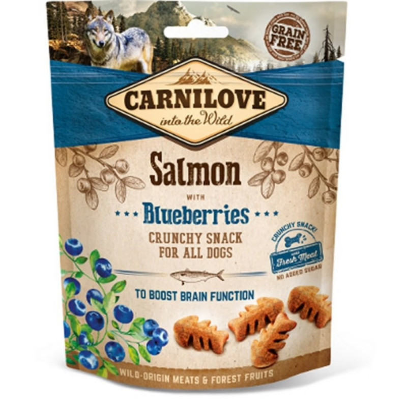 Carnilove CRUNCHY SNACK - SAUMON & MYRTILLES Faunelia