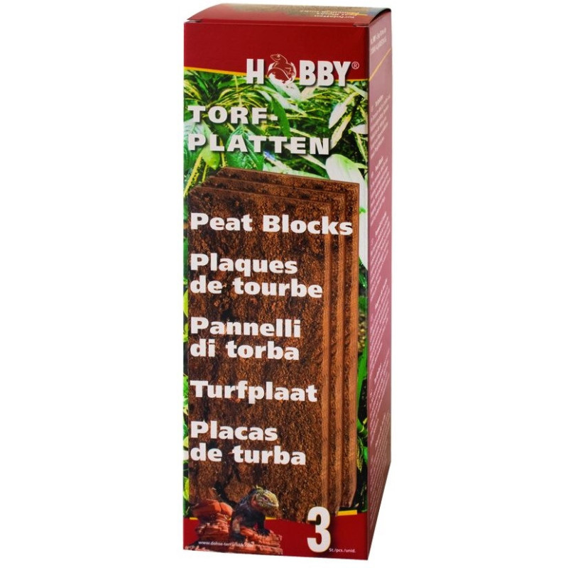 Hooby Tourbe en plaque - 3pcs Faunelia