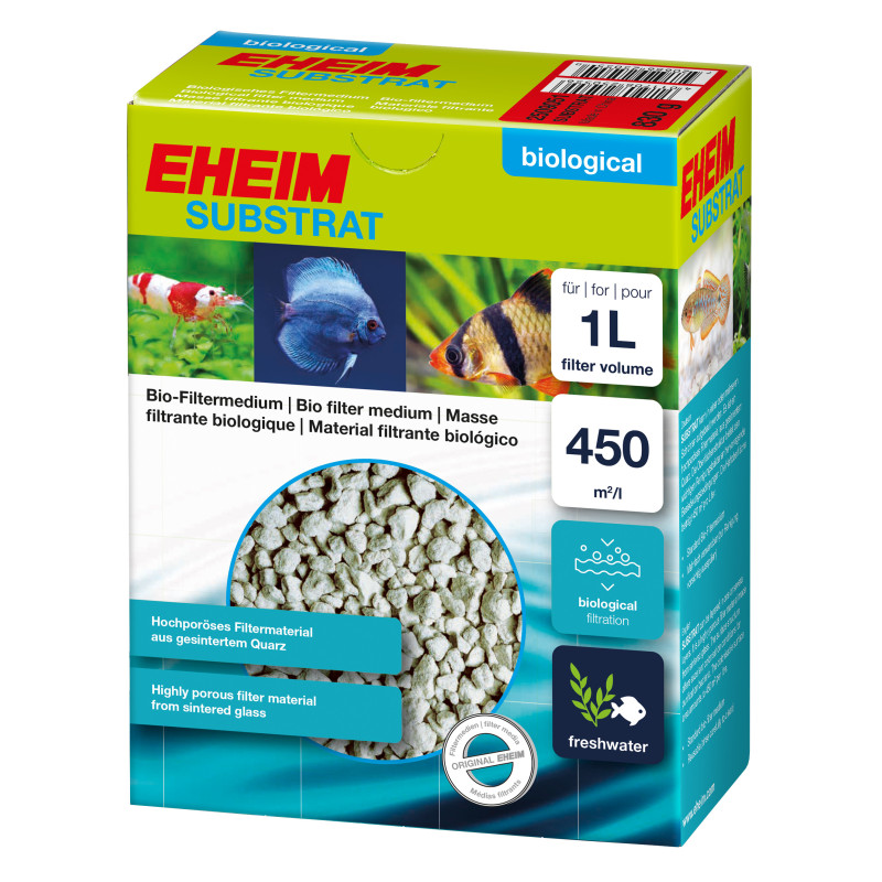 Eheim Substrat de filtration "EHFISUBSTRAT" - 1L Faunelia