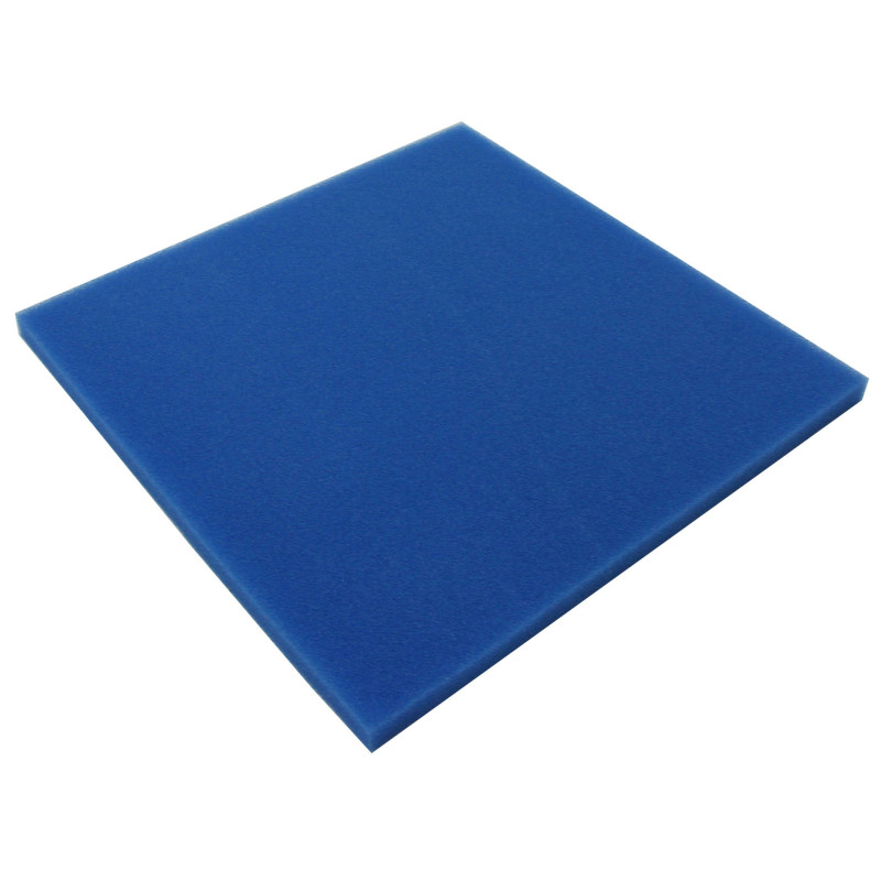 JBL Mousse filtrante bleu - 50x50cm - Pores fins Faunelia