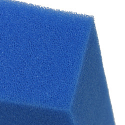 JBL Mousse filtrante bleu - 50x50cm - Pores fins Faunelia