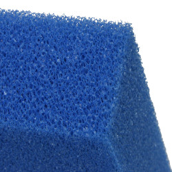 JBL Mousse filtrante bleu - 50x50cm - Pores larges Faunelia