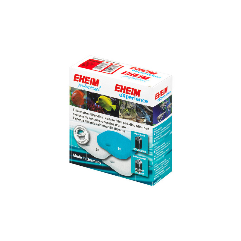 Eheim Filtre bleu - eXperience/professionel 150, 250 et 250T - 3pcs Faunelia