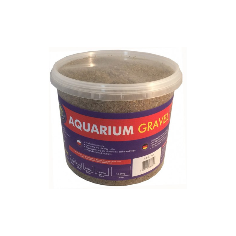 Aqua-Nova Natural gavel in bucket river gravel - 5KG Faunelia