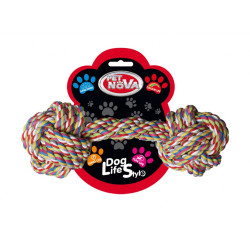 PET NOVA Cotton rope dumbbell Faunelia