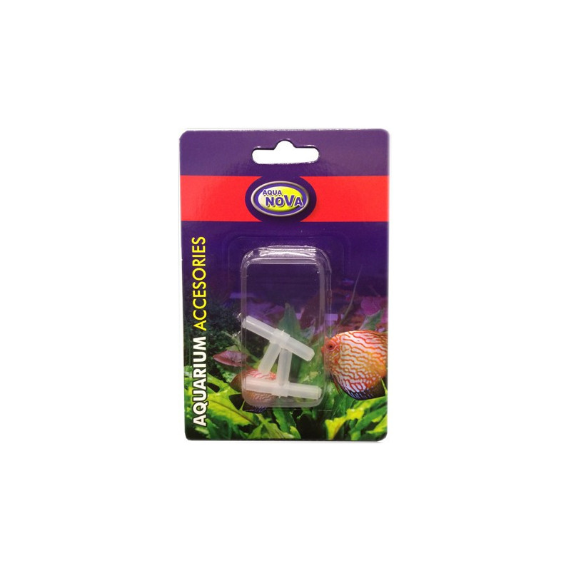 Aqua-Nova RACCORD DE TUBE - T 3 DEPARTS - 4mm - 2PCS Faunelia