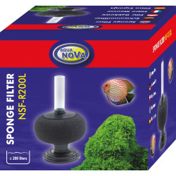 Aqua-Nova ROUND-SPONGE-FILTER-WITH-AIR-STONE-AQUARIUM Faunelia