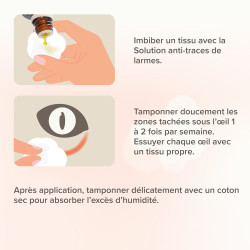 Beaphar Solution contre les traces de larmes - Chien et Chat Faunelia