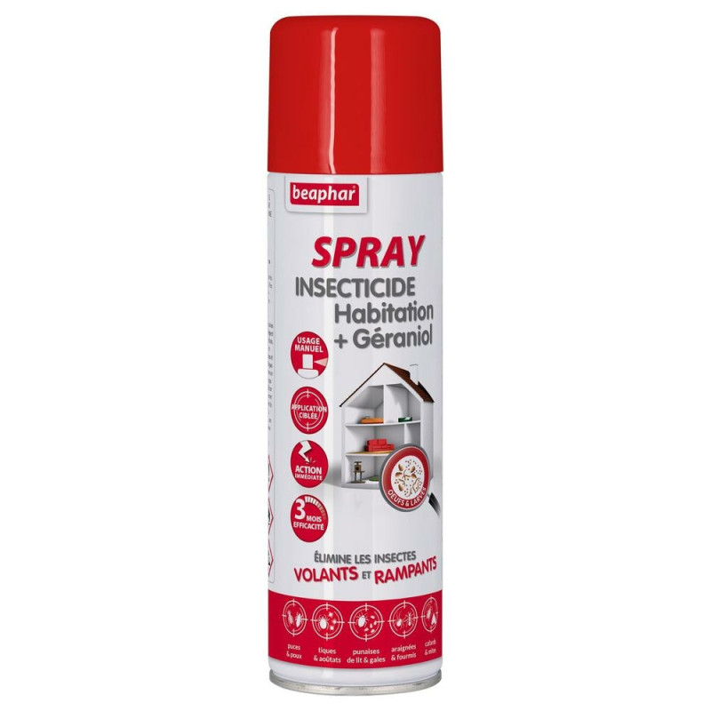 Beaphar Beaphar Spray insecticide habitation + Géraniol Faunelia