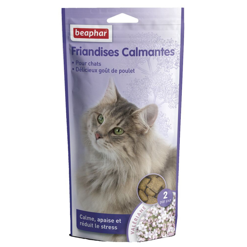 Beaphar Friandises pour chat - Calmantes, à la Valériane Faunelia