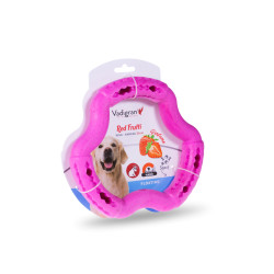 VADIGRAN Anneau en coutchouc "RED FRUTTI" pour chien Faunelia