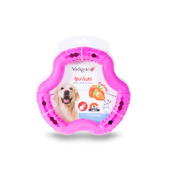 VADIGRAN Anneau en coutchouc "RED FRUTTI" pour chien Faunelia