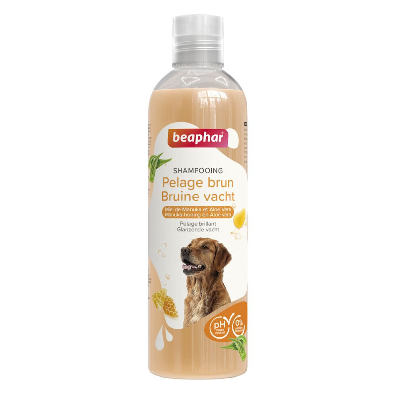 Beaphar Shampooing Essentiel - Pour chien - Pelage brun Faunelia