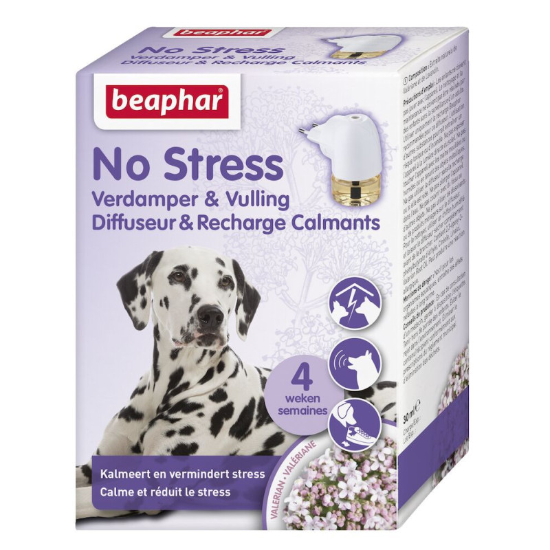 Beaphar No Stress - Diffuseur et recharge calmants pour chien Faunelia