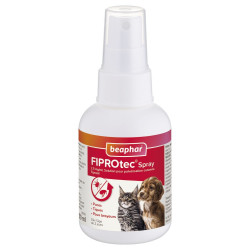 Beaphar FIPROTEC Spray - Antiparasitaire - Pour chiens et chat Faunelia