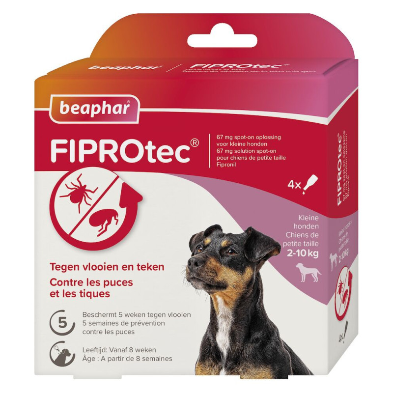 Beaphar FIPROTEC, Solution spot-on pour chiens Faunelia