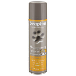 Beaphar Spray Shampooing mousse, sans rinçage - Chien & Chat - à l'aloe vera Faunelia