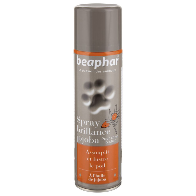 Beaphar Spray brillance - Pour Chizn & Chat - A l'huile de Jojoba Faunelia