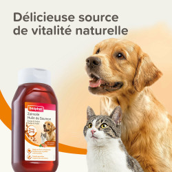 Beaphar Huile de saumon pour chien et chat Faunelia