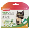 Beaphar VETOpure - Pipettes répulsives antiparasitaires pour chat Faunelia