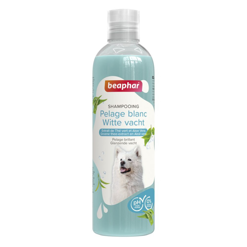 Beaphar Shampooing Essentiel - Pour chien - Pelage blanc Faunelia