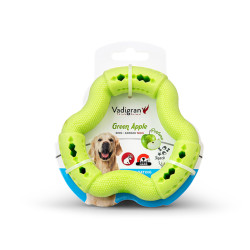 VADIGRAN Anneau en caoutchouc "GREEN APPLE" pour chien Faunelia