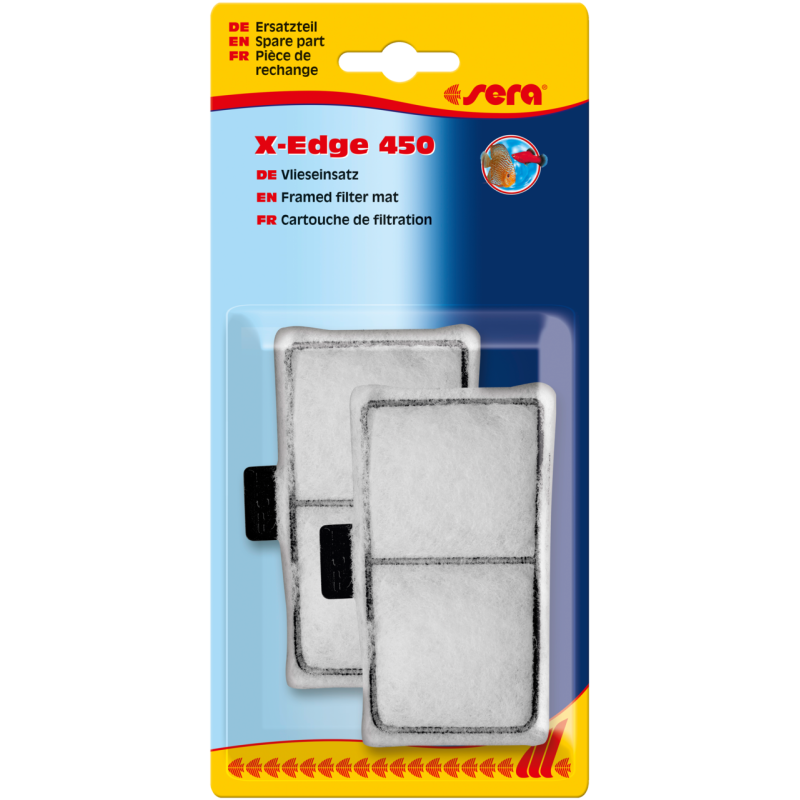 SERA ERS X-Edge - Cartouche de filtration - Blanche 2pcs Faunelia