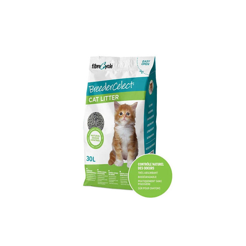 Breeder Celect LITIERE PAPIER CHAT Faunelia