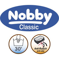 Nobby NOBBY Classic - Lit carré "PURNA" pour chien et chat - Gris Faunelia