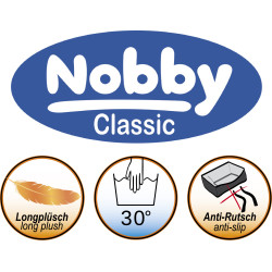 Nobby NOBBY Classic - Lit douillet pour chien - Donut "ESLA" - Vieux rose Faunelia