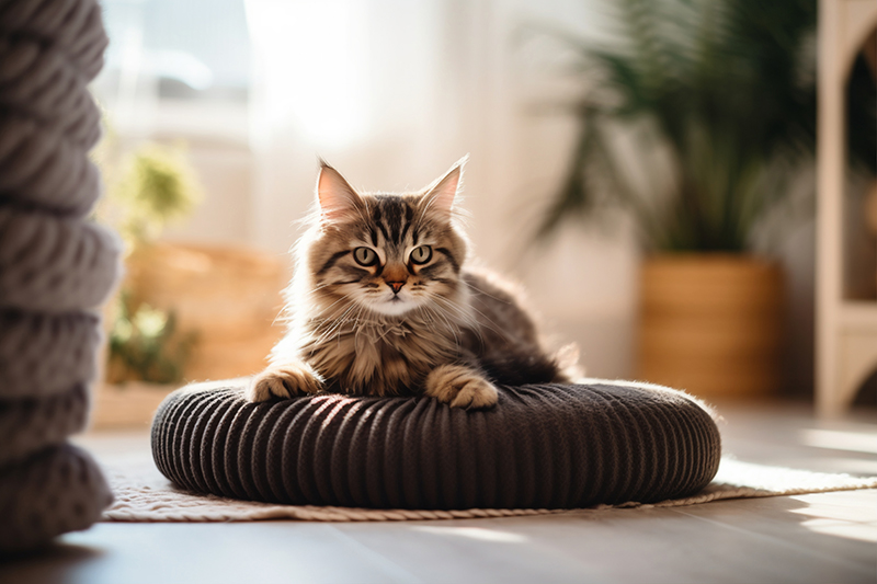 Le couchage du chat : un royaume de confort et de ronrons